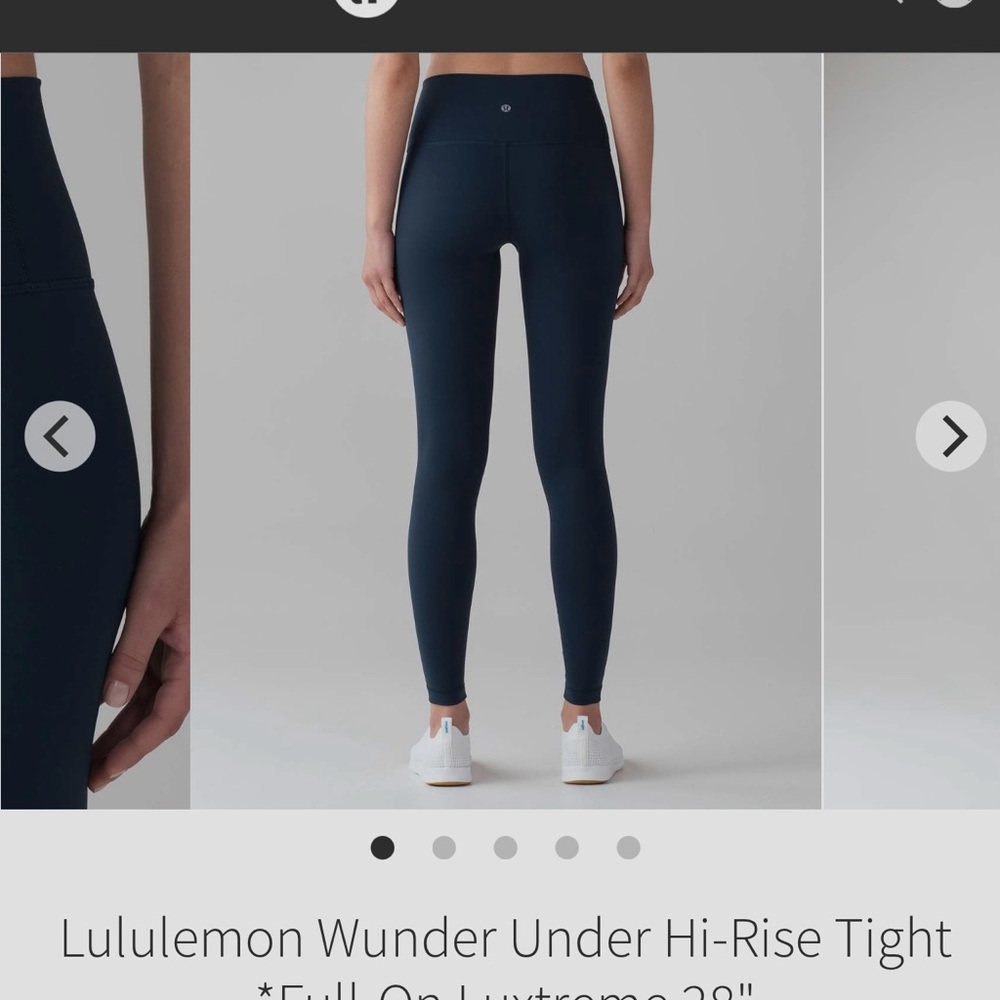 Lululemon Wunder Under Hi-Rise Tight * Full-On Luxtreme 28" - Picture 15 of 15